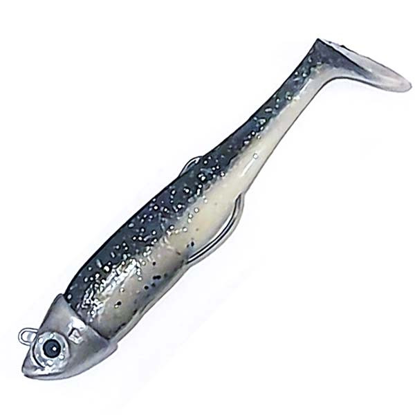 Leurre souple fiiish double combo black minnow 120 off shore 12cm 25g avec rattle | Pacific Pêche