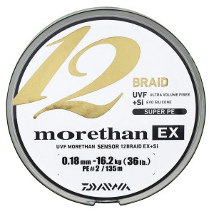 Daiwa Morethan 12 Braid Ex Light Green 135m