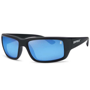Lunettes polarisantes Rapala Sportsman series Amberjack Matte Black Blue