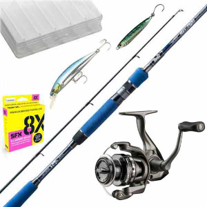 Pack Complet Max Fight 2.74m 14-42g + Okuma Acuador 4000 + Tresse + Box
