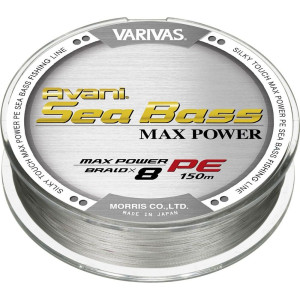 Varivas Avani Seabass Max Stealth Grey 150m