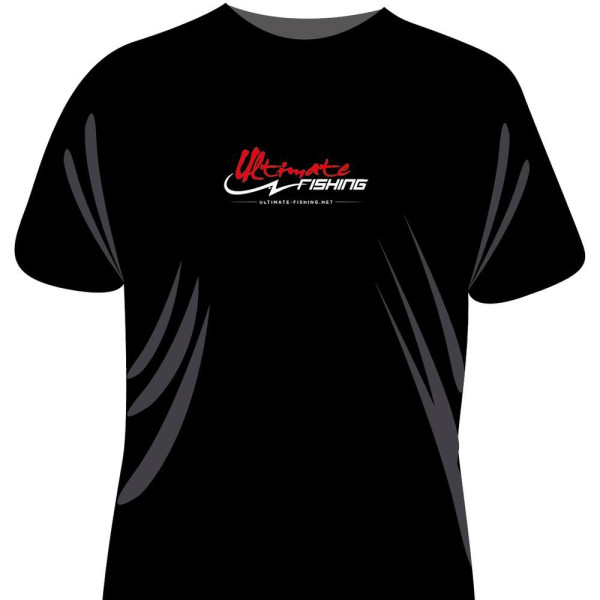 Ultimate Fishing Tee Shirt Uf Black