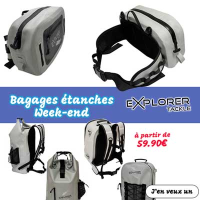 Arrivage bagage week-end explorer tackle